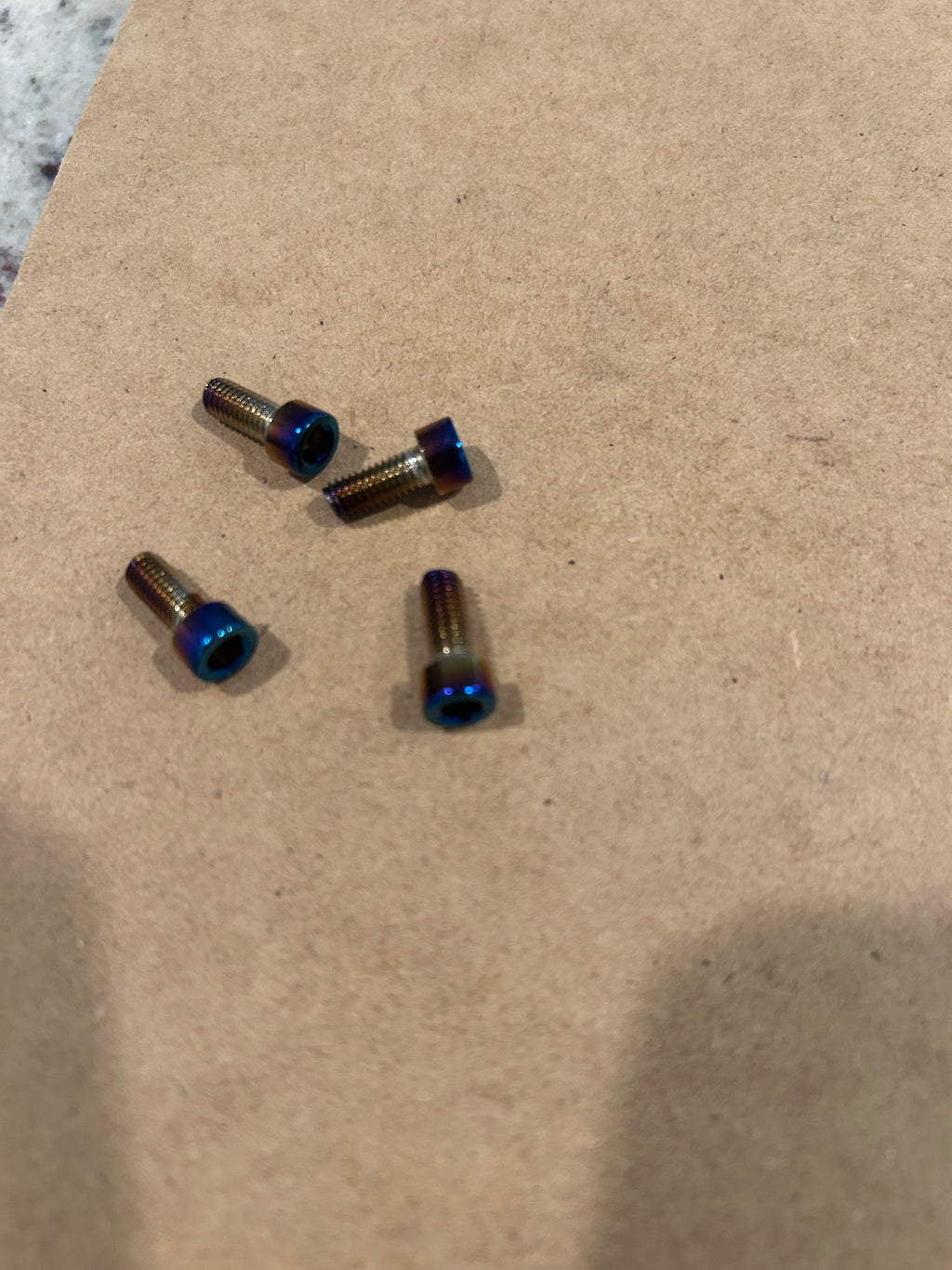 Titanium bolts for emoto (4pc)